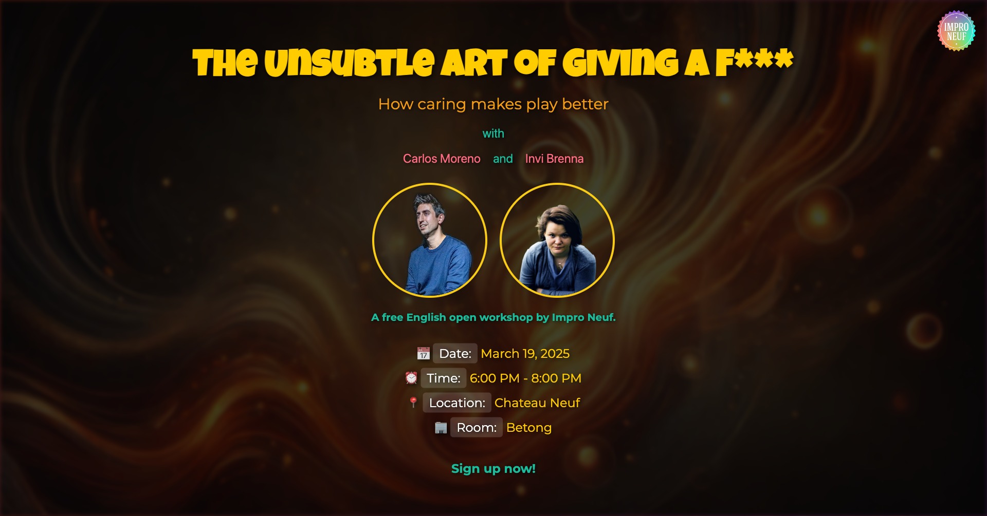 The unsubtle art of caring