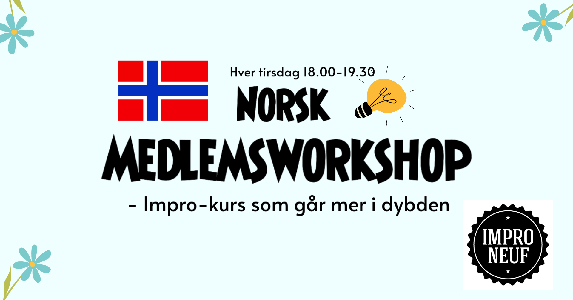 norsk medlemsworkshop