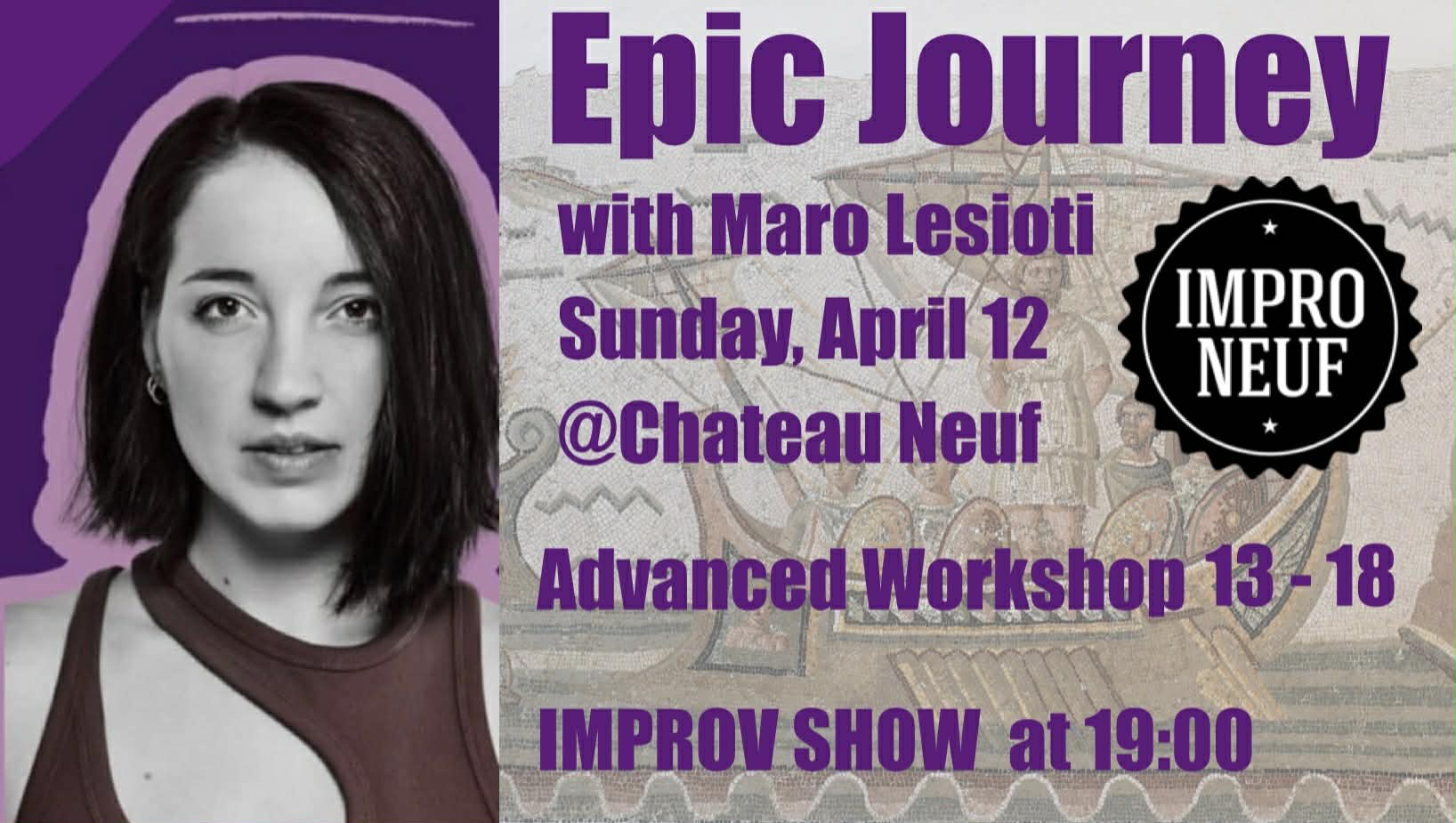 Maro Lesioto improv masterclass - epic oslo event