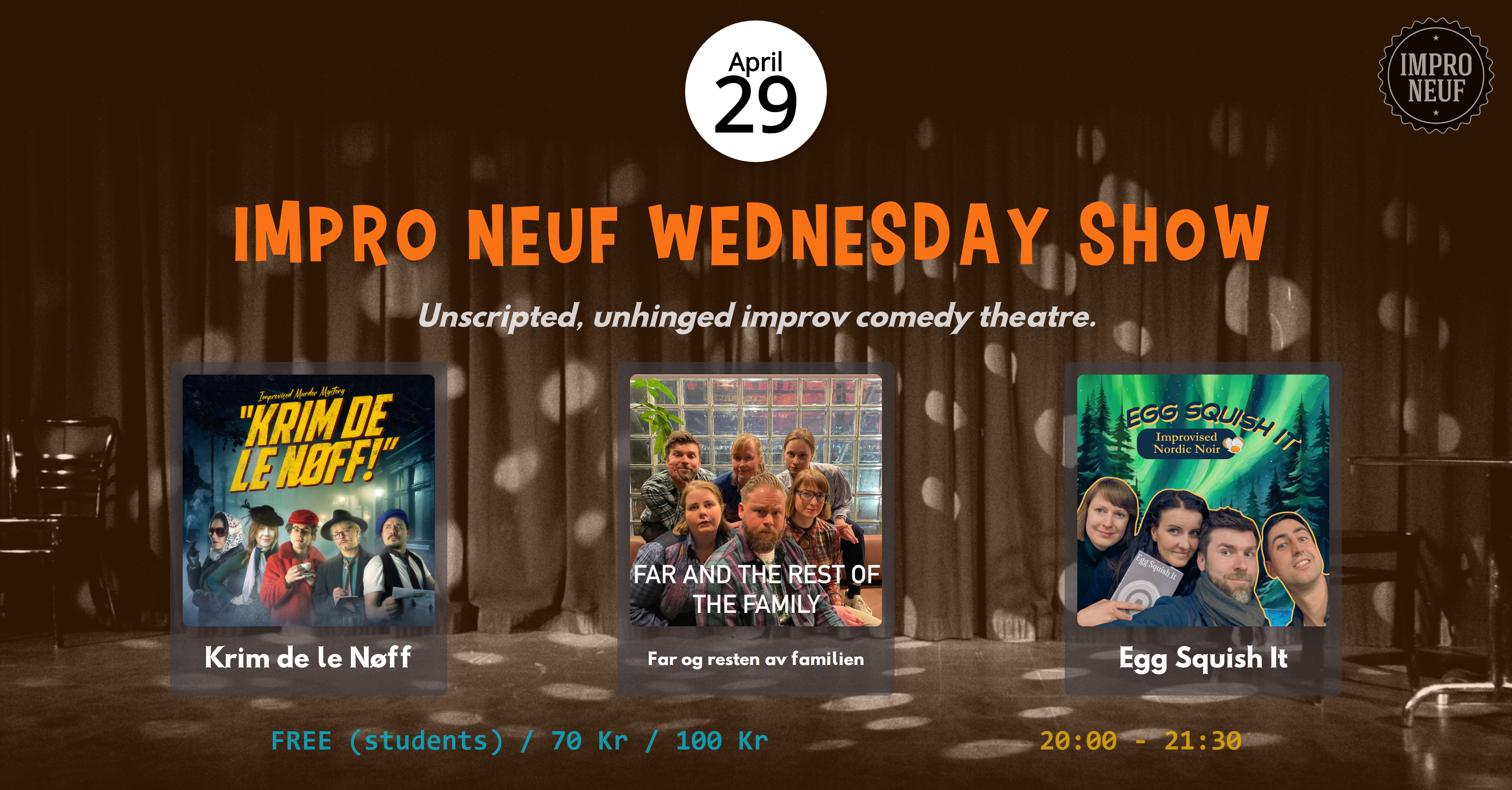 improv wednesday impro neuf 