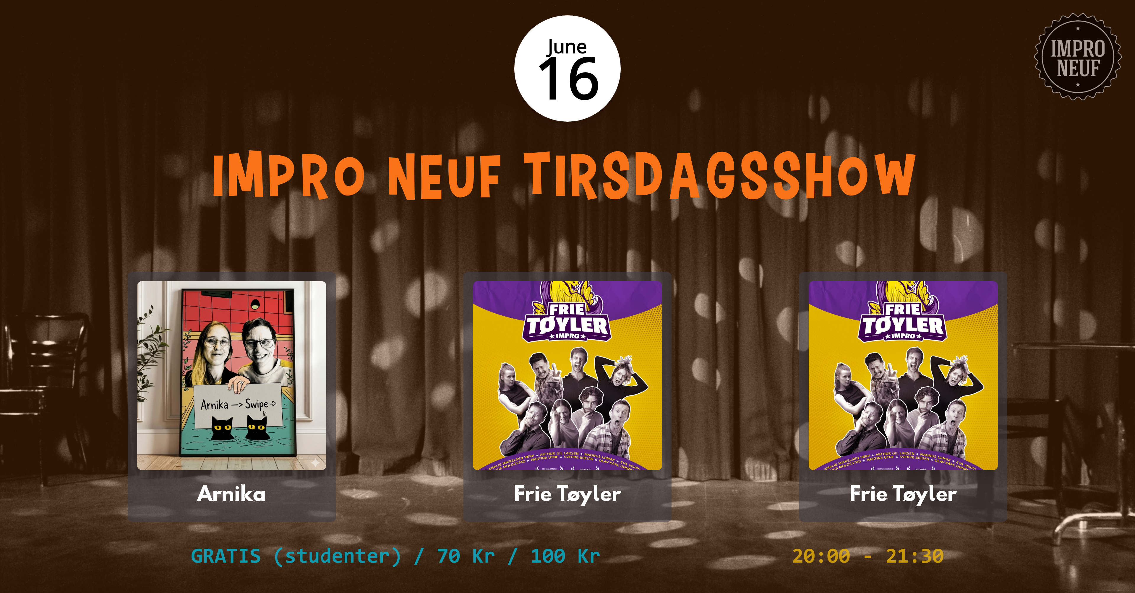 impro frie toyler show oslo