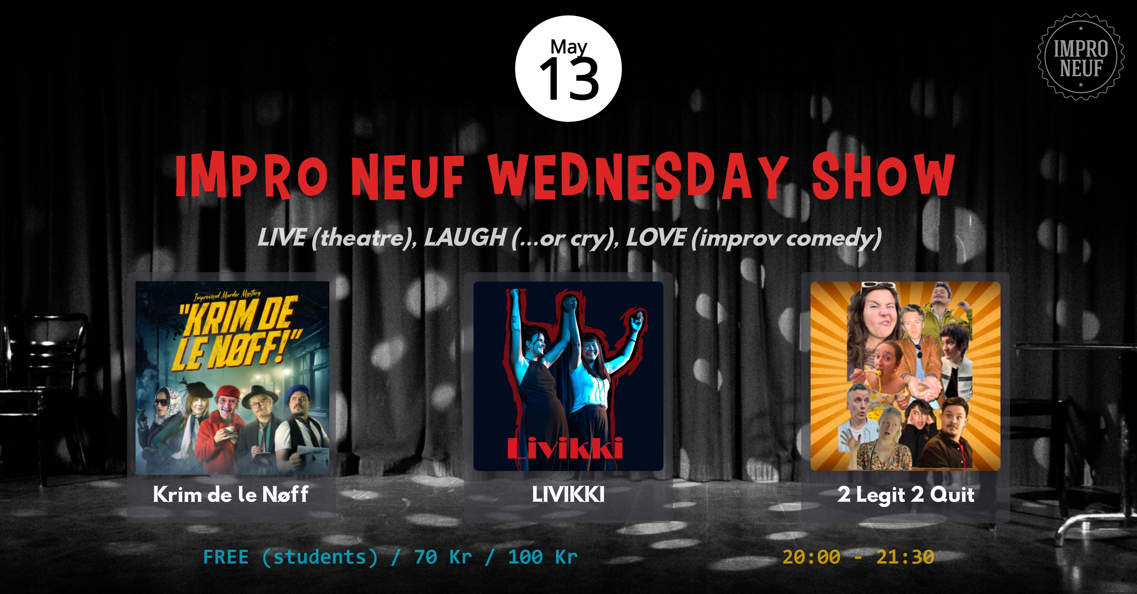 13 may improv