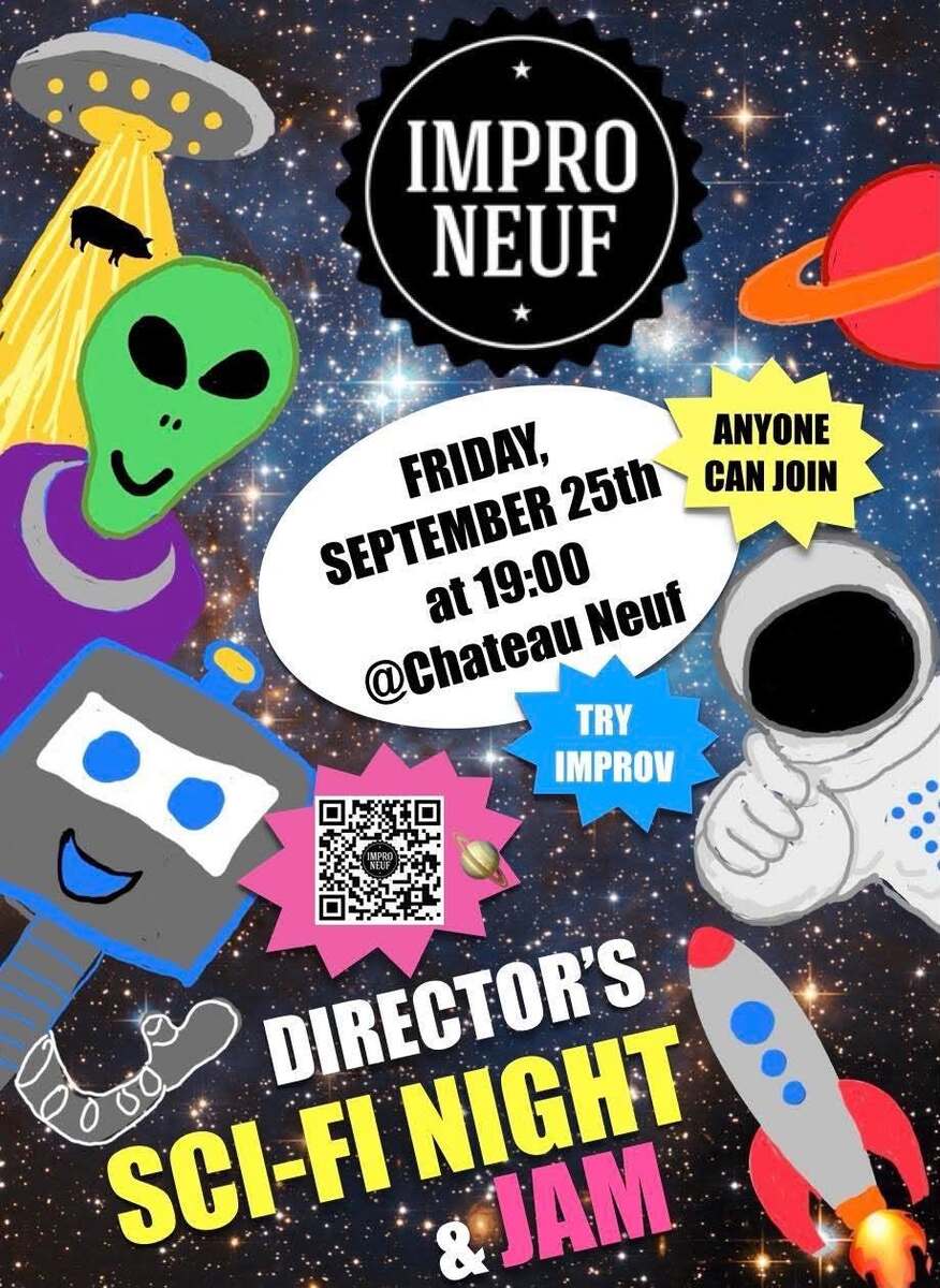 Impro Neuf Presents... DIRECTORS NIGHT: SCI-FI EDITION (+ Improv Jam)