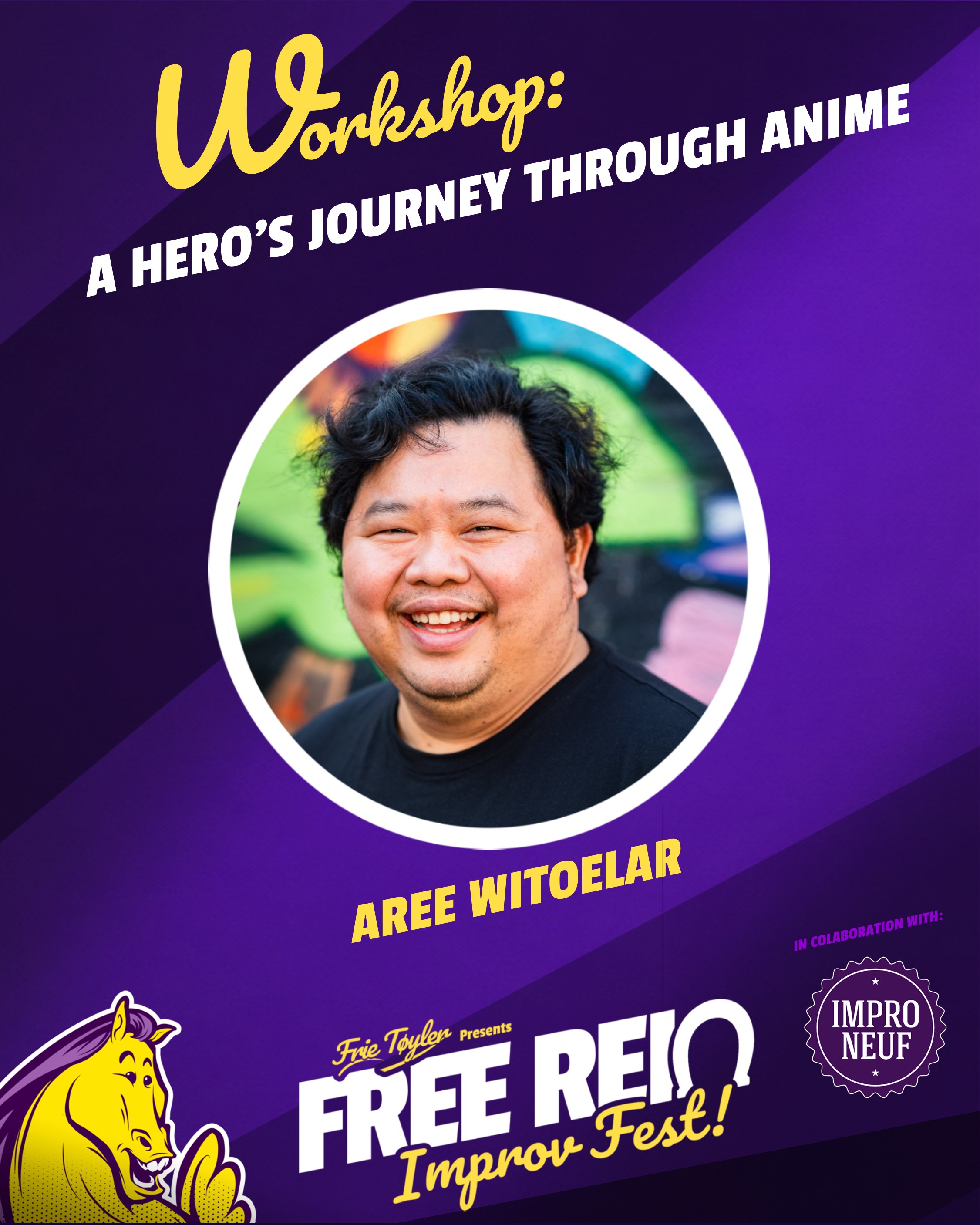 Free Rein Improv Fest - A Hero’s Journey Through Anime