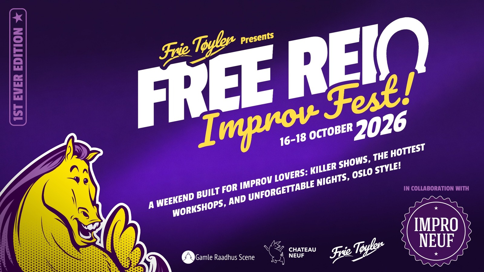 Free Rein Improv Fest - Open Call Selection + Men con feelings