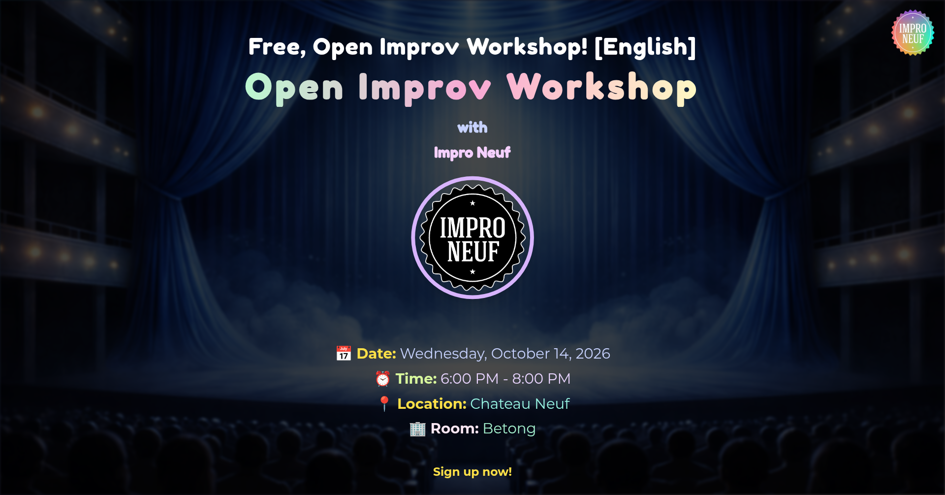 Open Improv Workshop