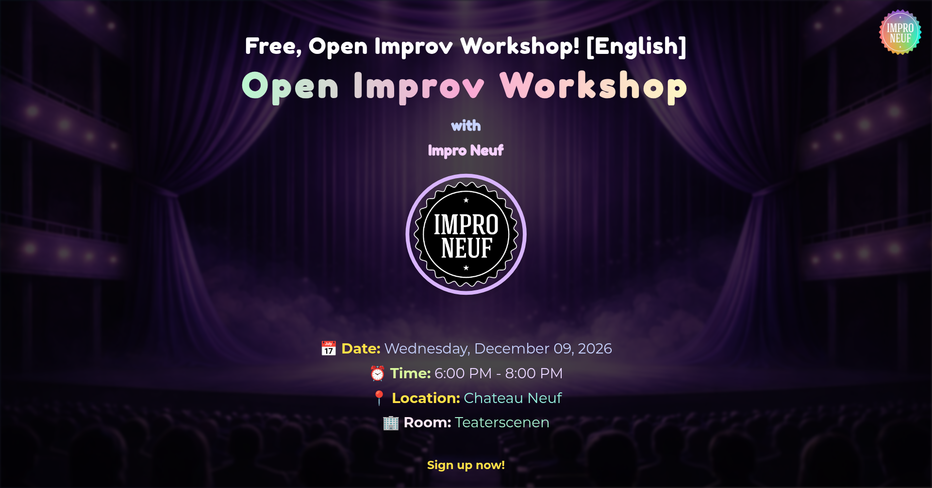 Open Improv Workshop